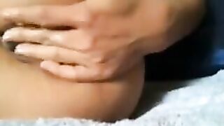 Naughty 19yo Stepsister fingering herself