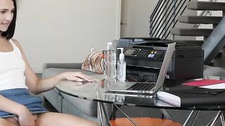 PASSION-HD Turned On Assistant Caught Masturbating