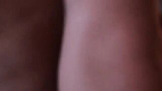 Juicy Beauty with gigantic jugs takes my cock