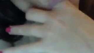 Hot Petite Teen fingering her wet pussy