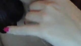 Hot Petite Teen fingering her wet pussy