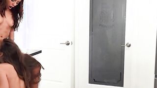 (Vanna Bardot) Pulls Her Titted Out To Apply Sunscreen (Gia Derza) Goes