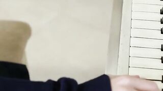 Sleazy harlot teenagers Sammie Daniels ride her teachers dick