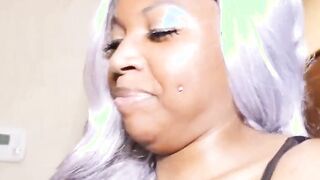 twerk that butt swallow that big black dick kim ocean thick gigantic butt newbie