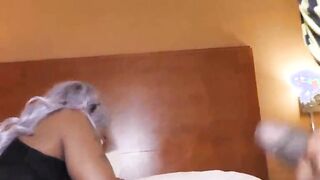 twerk that butt swallow that big black dick kim ocean thick gigantic butt newbie