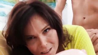 Goddess Huge Tit Milf Syren De Mer Fucks Her Stepsons Rock Hard Cock