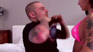 Shake The Snake - Gigantic Jugs Inked Latina Eighteen Boned