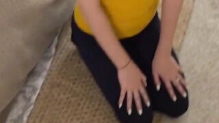 Cute Skank Alice Coxxx Lets Her Perv Mature Man To Cum In