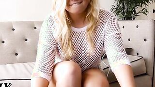 Chubby Blonde Melissa May Caught Masturbating