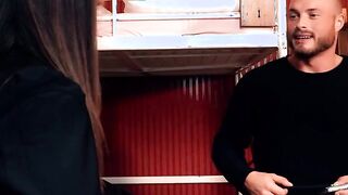 HornyHostel - Silvia Dellai Kinky Czech Wakes up Hotel Guest and Fucks