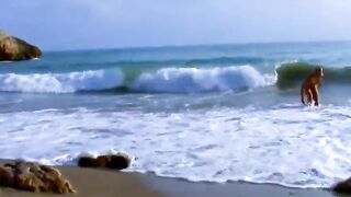 spanish blonde 18 yo at outdoor amateur anal on the beach