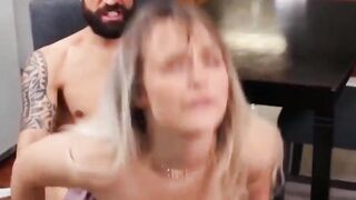 Cute Bombshell (Lilly Bell) Get Her Hairy Vagina Cleaned By Her Cleaner