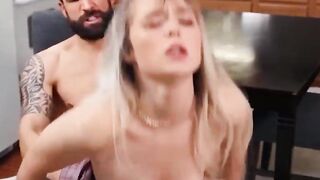 Cute Bombshell (Lilly Bell) Get Her Hairy Vagina Cleaned By Her Cleaner