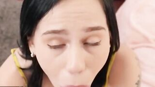 Mofos - Turned On 18 Remi Jones Meets Her Muscular Fucker & Jumps On His Cock