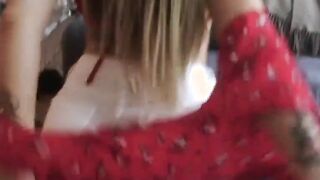 goddess Beauty Wednesday Nyte Bounces Her Tattoed Butt On Boyfriend's Cock To