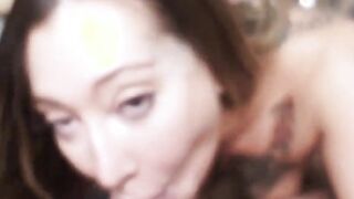 goddess Beauty Wednesday Nyte Bounces Her Tattoed Butt On Boyfriend's Cock To