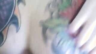 goddess Beauty Wednesday Nyte Bounces Her Tattoed Butt On Boyfriend's Cock To