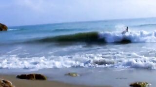 exposedlatinas - Blonde latina plowed in the ass at the beach by
