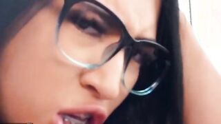 Mofos - Huge Melons Dark Hair Cutie Edible Aubrey Getting Freaky For Her Husband's Brother's Gigantic Penis
