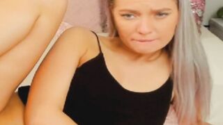 Blonde Naughty Babe Rubbing Her Sweet Pussy