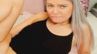 Blonde Naughty Babe Rubbing Her Sweet Pussy