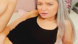 Blonde Naughty Babe Rubbing Her Sweet Pussy