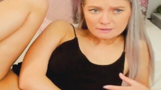 Blonde Naughty Babe Rubbing Her Sweet Pussy