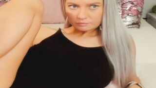 Blonde Naughty Babe Rubbing Her Sweet Pussy