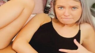 Blonde Naughty Babe Rubbing Her Sweet Pussy