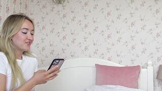 Finnish teen stepsister caught stepbro