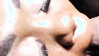 crazy oral sex game mrsfeedme slobs on huge ebony dick