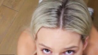 Slutty 18 Yo (Kiara Cole) Knows How To Handle Giant Hard Cocks She
