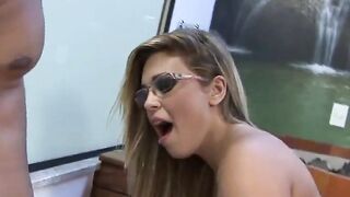 Good huge melons blonde latina getting her ass fucked