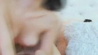 Horny Babe Fingering Her Tight Wet Pussy
