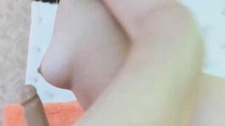 Horny Babe Fingering Her Tight Wet Pussy
