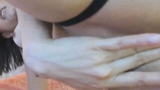Horny Babe Fingering Her Tight Wet Pussy