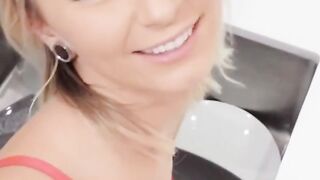 Mofos - Goddess Blonde Chloe Sinks A Long Cock In Her Tight Pussy Until She