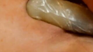 Red Haired mom uses a sex sex sex toy on herself
