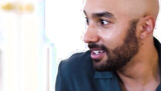 Guy masturbates with his busty mominlaw