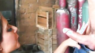 exposedlatinas - Incredible Sexy Babe dark haired latina getting banged! and creampied