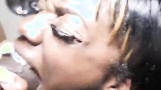 Beauty gf keke fucks big black cock chocolate