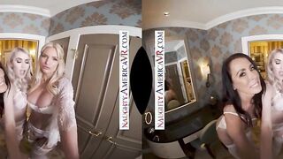 Naughty America - Rachael Cavalli surprises her bridesmaids, Katie Monroe and Reagan