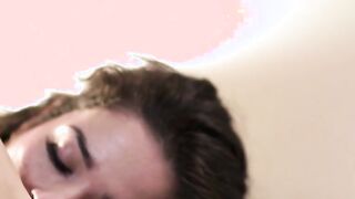 IT girl licks her coworker foot and cunt