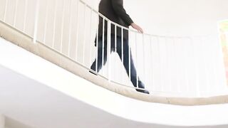 Tiny School bimbos Jamie Jett Getting Drilled By Gigantic Guy