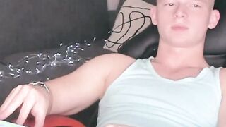 Colossal Blonde Muscle flick the bean Part 2