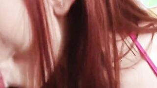 Red Bj 19 year old hungers for my raging boner