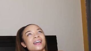 Jamie Marleign Asian n black loves swallowing stretch3x huge ebony dick
