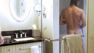 SPYFAM Step Dad Vacation Spontaneous Shower Sex