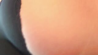 Blonde in Goddess panties takes selfies while she masturbates
