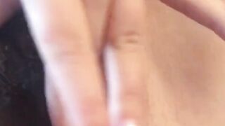 Blonde in Goddess panties takes selfies while she masturbates